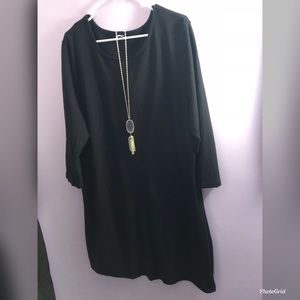 Black long sleeve dress